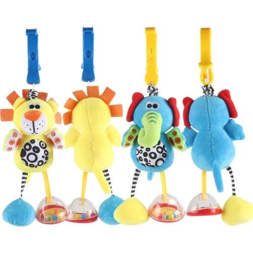 Eenbei baby & toddler toys baby rattle stuffed animals plush figures plush toys seek gift for kids baby boys & girls bed bell