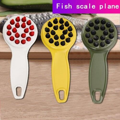 Fish Skin Brush Scraping Fishing Scale Brush Graters Fast Remove Fish knife Cleaning Peeler Scaler Scraper Package