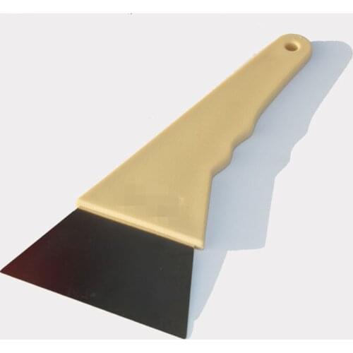 Plastic Handle Scraper Hot Film Remove Scraping Plug Edge Rubber Squeegee Stainless Steel Scrapers Car Film Cleaning Tools