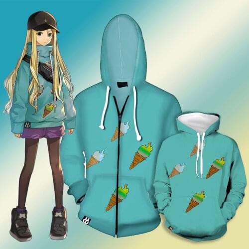 New D_CIDE TRAUMEREI hoodie Cosplay Mens Womens Long Sleeve Sweatshirt 3D Printing Oversized Loose Street Style Boys Jacket