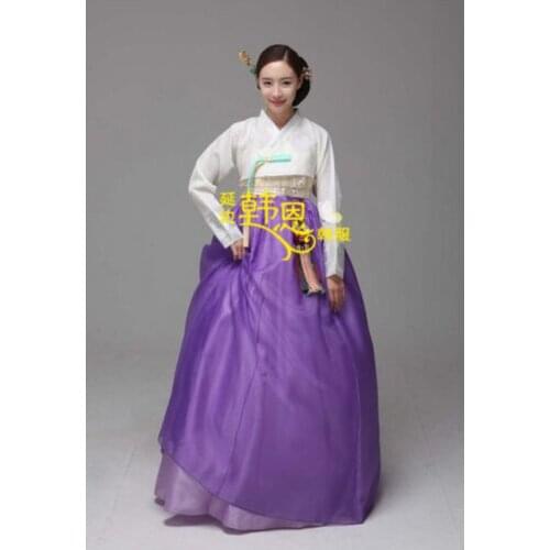 Hanbok Dress Traditional Korean Bride Wedding Modern Hanbok Woman High Waist Womens Tops and Blouses Korean Fashion Clothing
