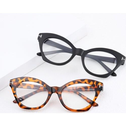 Vintage Fashion Anti-blue Light Irregular Frames Transparent Optical Glasses Frame Oversized Computer Eyeglasses Vision Care