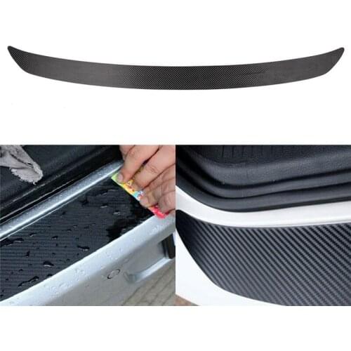 Waterproof Carbon Fiber Rear Bumper Sticker Trim Protector