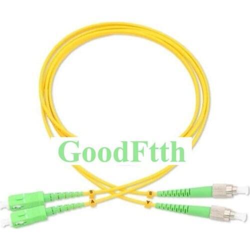 Fiber Patch Cord Cable SC-FC APC FC/APC-SC/APC SM Duplex GoodFtth 20-50m