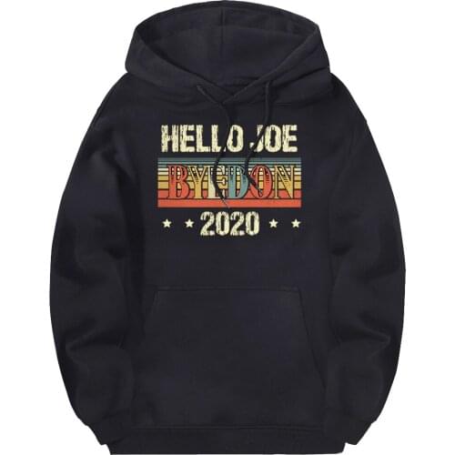 Hello 2020 Fleece Sweatshirts Man Hooded Fleece Harajuku Tracksuits Fashion Hoody Male Solid Hoodies White Black Moletom Homme