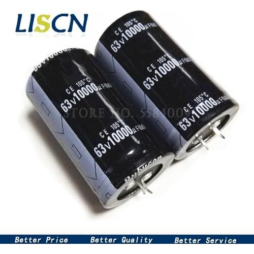 1PCS 10000UF 63V 50v 80v10000uf 100v 63V10000UF FOR AUDIO ELNA Brand new original Hifi DIY audio filter electrolytic capacitor