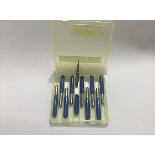 10Pcs 3.175mm Tungsten Bit V Shape Carbide PCB Engraving Bits CNC Router Tool Choose size J3.2001-3020 acrylic carving frezer