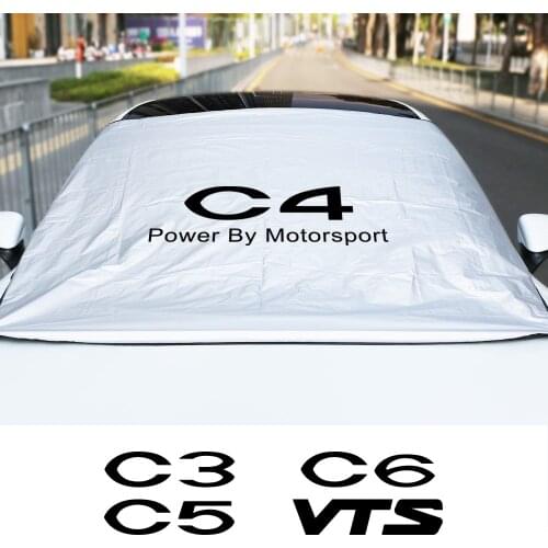 For Citroen C1 C3 C4 C5 C6 C-ELYSEE VTS Auto Accessories Car Windshield Sunshade Cover Sun Shade Protector Snow Ice Block