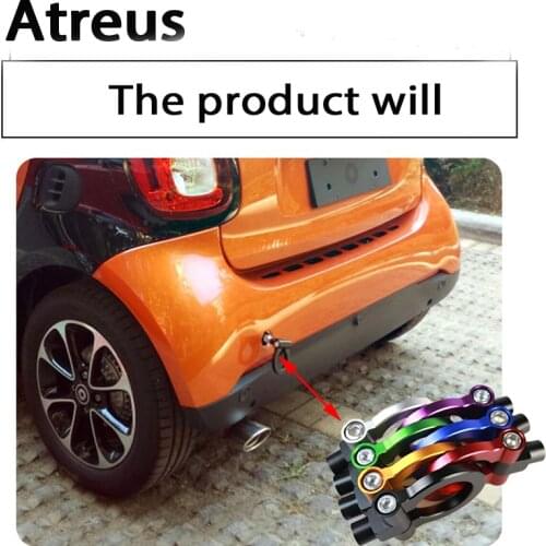 Atreus Car styling Auto Trailer Ring Hook Vehicle Towing Hanger for Mitsubishi Lancer 10 9 Mini Cooper Mazda 3 6 Chevrolet Cruze