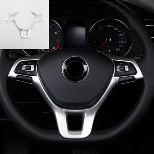 For Volkswagen Passat B8 Sedan Variant Alltrack 2016 2017 2018 Car Steering Wheel Sequins Trim Decorative Cover Car Accessories