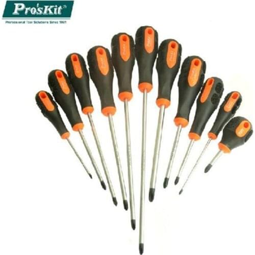 ProsKit Double Color Non-Slip Precision Laptop Repair Phillips Cross Head Screwdriver For IPhone Samsung Phone Screwdriver Tool