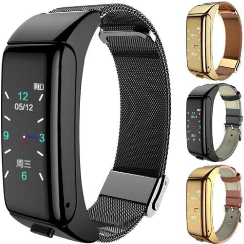 B6 Smart Band Fitness Tracker Sport Smart Bracelet Bluetooth Headset 2in1 Call Listen to Music Heart Rate Monitor Step Wristband