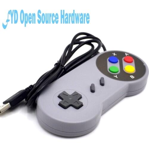 Raspberry Retropi Game Console Remote Control Handle - Plug and Play - USB Handle, SNES Handle