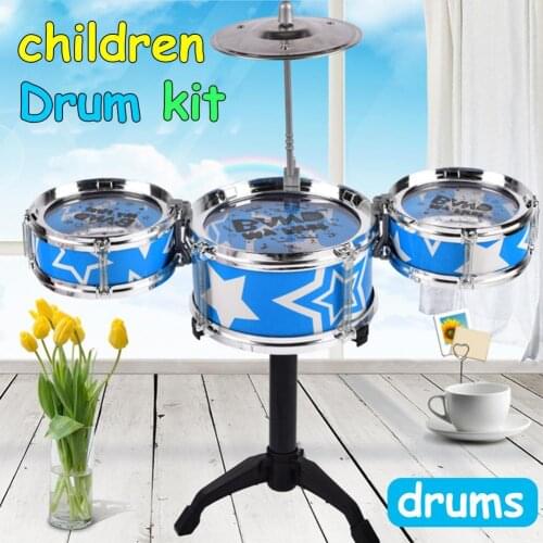 1 Set Kids Drum Set Educational Music Literacy Cultivation Interest Cultivation Kids Training Drum Set for Child