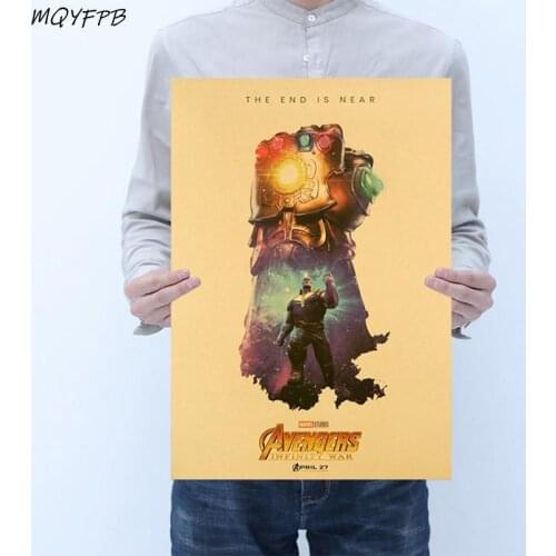 Kraft Movie Paper Wall Stickers Posters Decorative Paintings Household Products 50.5x35cm