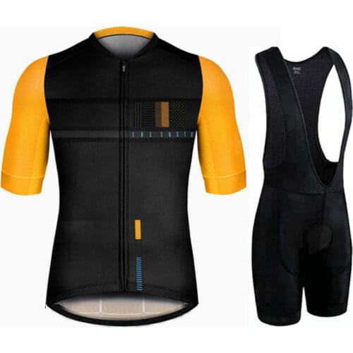 Raudax Mens Clothes Wear Better Rainbow Pro Team Cycling Jersey Short Sleeve Cycling Clothing Summer Road Bike Sets 2021