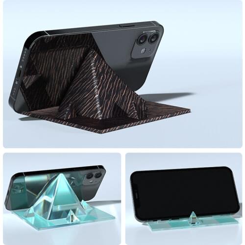 Pyramid Phone Stand Mold DIY Epoxy Resin Gold Tower Bracket Phone Holder Resin Moulds Silicone Pyramid Mold Jewelry Tools