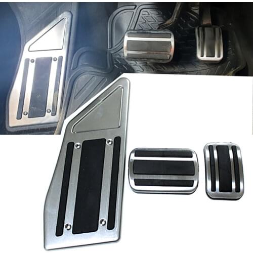 Steel Foot Pedal For Peugeot 3008 5008/GT DS DS7 2017 2018 2019 2020 Accelerator Gas Fuel Brake Pedal Pads Mats Cover