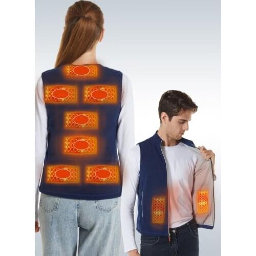 Thermal Stand-Up Collar/v-Neck Jackets Mountainskin Winter Men Womens Hiking Usb Heating Fleece Vest Zone 9 Fever Outdoor