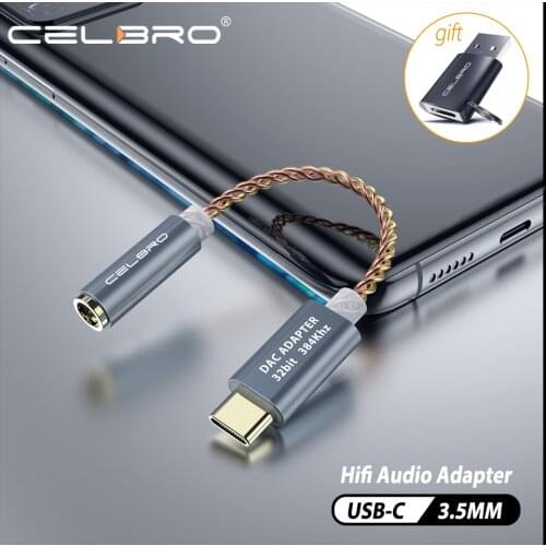 Usb Type C To 3.5mm HIFI USB DAC Hi-Res Earphone Amplifier Adapter Aux Audio Cable for Samsung galaxy s21 ultra/plus note 20 10