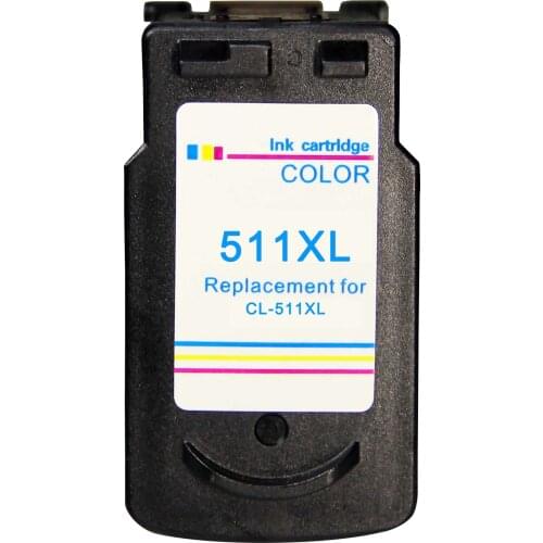 Veteran cl 511 ink cartridge compatible for canon cl-511 CL511 replace forPixma MP250 MP270 MP280 480 MX320 330 iP2700 printer