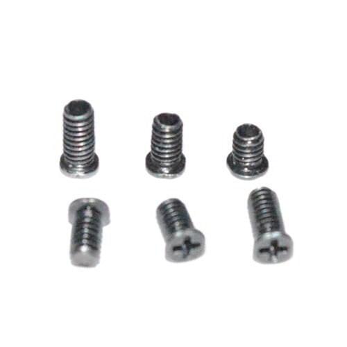 50pcs M2 Phillips thin head screws cross small flat headed screw mechanical bolt carbon steel black color 2.5mm-4.5mm long