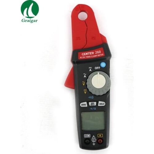 High Quality Digital AC/DC Clamp Meter CENTER 260 1mA Current Resolution with Backlight Function