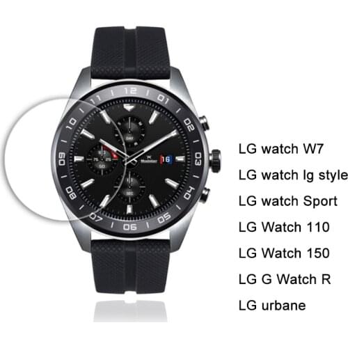 For LG Watch W7 Tempered Glass Screen Protector Film for G Watch R LG W110 W150 Sport lg Style Urbane 9H 2.5D Protective Guard