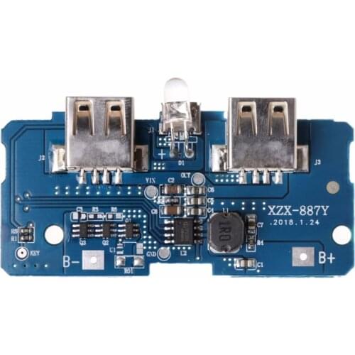 5V 2A Dual USB 18650 Lithium Power Bank Charging Breadboard Circuit Step Up Module Dropship