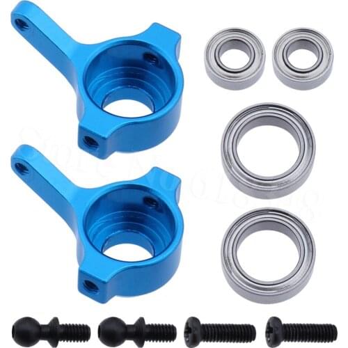 Aluminum Front Steering Hub L/R Base C TOZO C1022 1/18 Electric Buggy Vortex Powersport Roadster RC Car Upgrade Parts