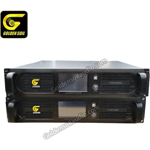 Goldensoil Audio FP10000Q PLM 10000Q Amplifier 4 Channel 4x2500W/2ohm DSP Power Amplifier