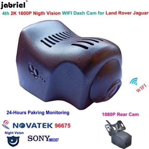 2K 1600P Nigh vision WIFI Car Dvr Dash Cam For Land Rover Range Rover Evoque Range Rover Sport for Jaguar XE XJL F Pace F Type
