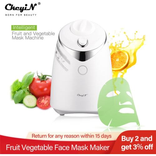 CkeyiN DIY Fruit Vegetable Face Mask Maker Machine Collagen Automatic Facial Skin Care Mask Making Tool Natural Face Cream Maker