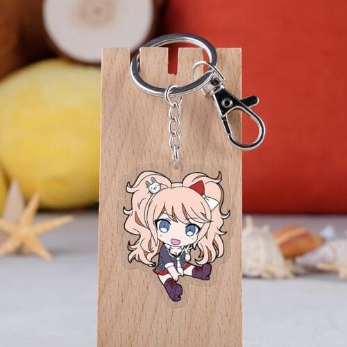 Danganronpa Nanami ChiaKi Nagito Komaeda Anime Acrylic Pendant Figure Keychain Keyring Collection Model Toy Gift Cosplay