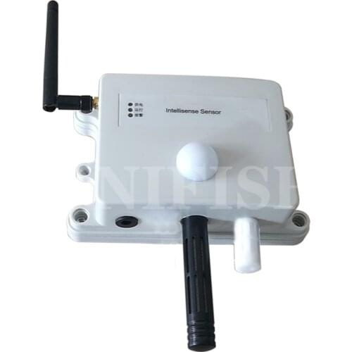 Air temperature and humidity sensor, CO2 light sensor, ammonia sensor 5 in 1 wireless sensor LoRa basic version