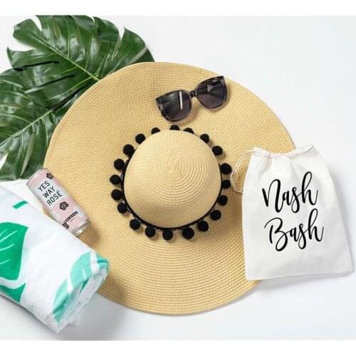 Personalised bachelorette party hangovers kit bags Nash Bash Party Favor Bag gift bag hen weekend favor survival kit welcome bag