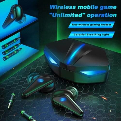 K55 TWS Gaming headset Bluetooth 5.0 Mega Bass Noise Reduction Wireless Earphone Sports Bluetooth Headphones Gamer Earbuds