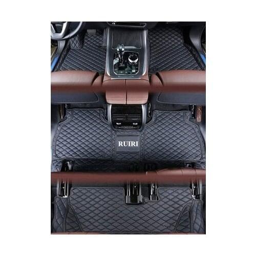 Top quality! Custom special car floor mats for Peugeot 5008 7 seats 2019 waterproof car carpets for 5008 2018-2017,Free shipping