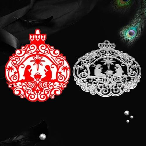 Circular lantern metal cutting dies mold Oriental New Year Lantern Scrapbook paper craft knife mould blade punch stencils die