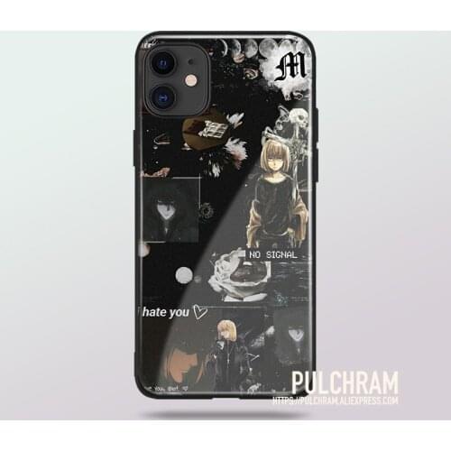 Mihael Kehll Mello Anime Glass Soft Silicone Phone Case Cover Shell For iPhone SE 6s 7 8 Plus X XR XS 11 12 Mini Pro Max Sumsung