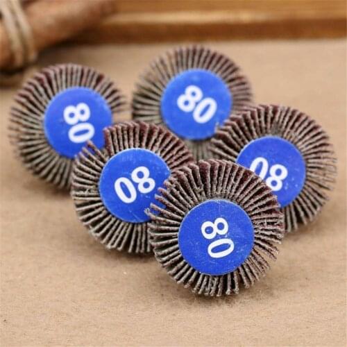 5PCS Dremel Accessories Sandpaper Sanding Flap Sanding Disc Set Polishing Wheel