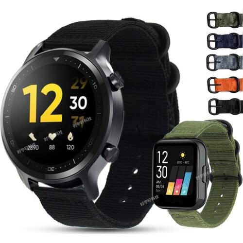 Nylon Strap For Realme Watch Sport Wristband Bracelet For Realme Watch S Replacement Watchband 20mm 22mm Correa Accessories