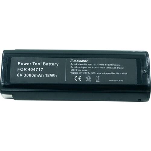 Ni-MH 6V 3000mAh Cordless Tools Tool Battery for Paslode 404717 404400 404717 900400 900420 900421 900600 902200 B20720