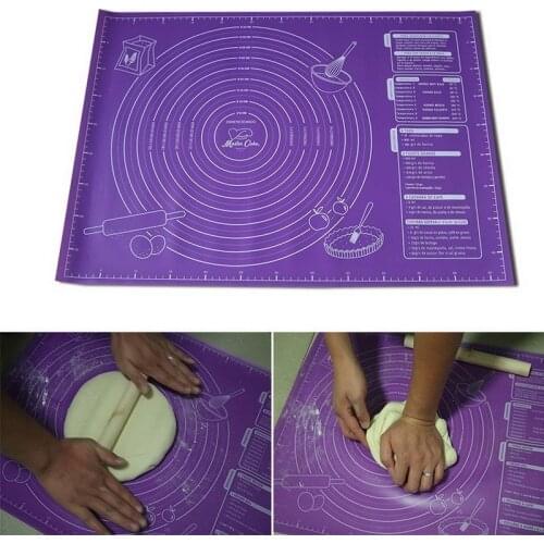 45x60cm Silicone Pad Baking Mat Sheet Extra Large Baking Mat for Rolling Dough Pizza Dough Non-Stick Maker Holder Kitchen Tools