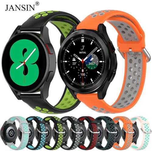Silicone Bracelet For Samsung Galaxy Watch 4 Classic 42mm 46mm Wrist Strap Smartwatch Band For Samsung Watch 4 40mm 44mm Correa