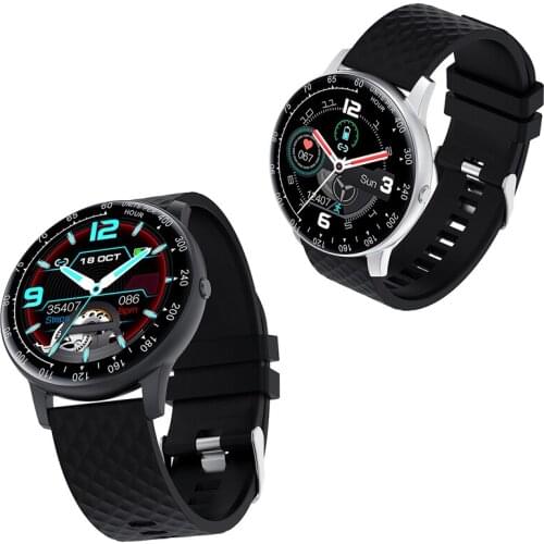 H30 Smart Watch Always On Display Real-Time Heart Rate Monitor Sport Fitness Tracker Touch Screen Customize Wallpaper Smartwatch