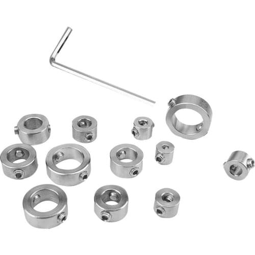 Drill Bit Stop Collar Locating Ring Stainless Steel Woodworking Tools 12 Kinds Of Optical Axis Bit Locator Limiter Stopper #35