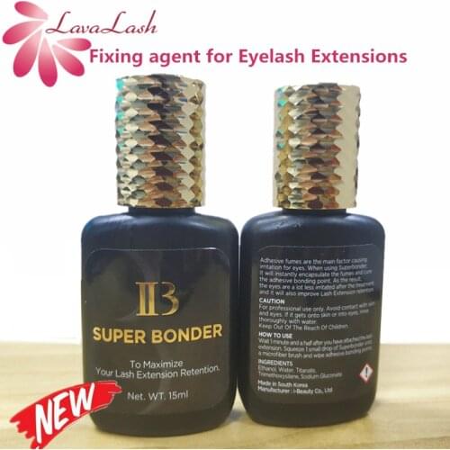 15ml IB SUPER BONDER fixing agent for Eyelash Extensions Primer Cure adhesive bonding Eyelash grafting transparent curing liquid