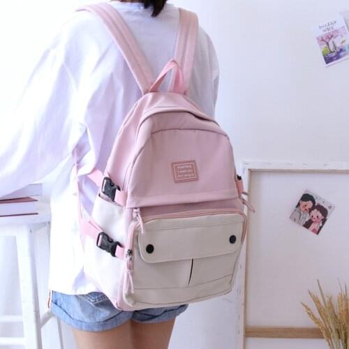 Campus Woman Backpacks Waterproof College Womens School Backpack Female Harajuku Ulzzang School Bags for Girls Korean Students