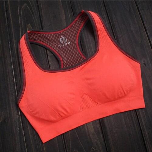 Ladies fitness bra sports bra ladies sexy bra fitness sports underwear seamless push-up bra